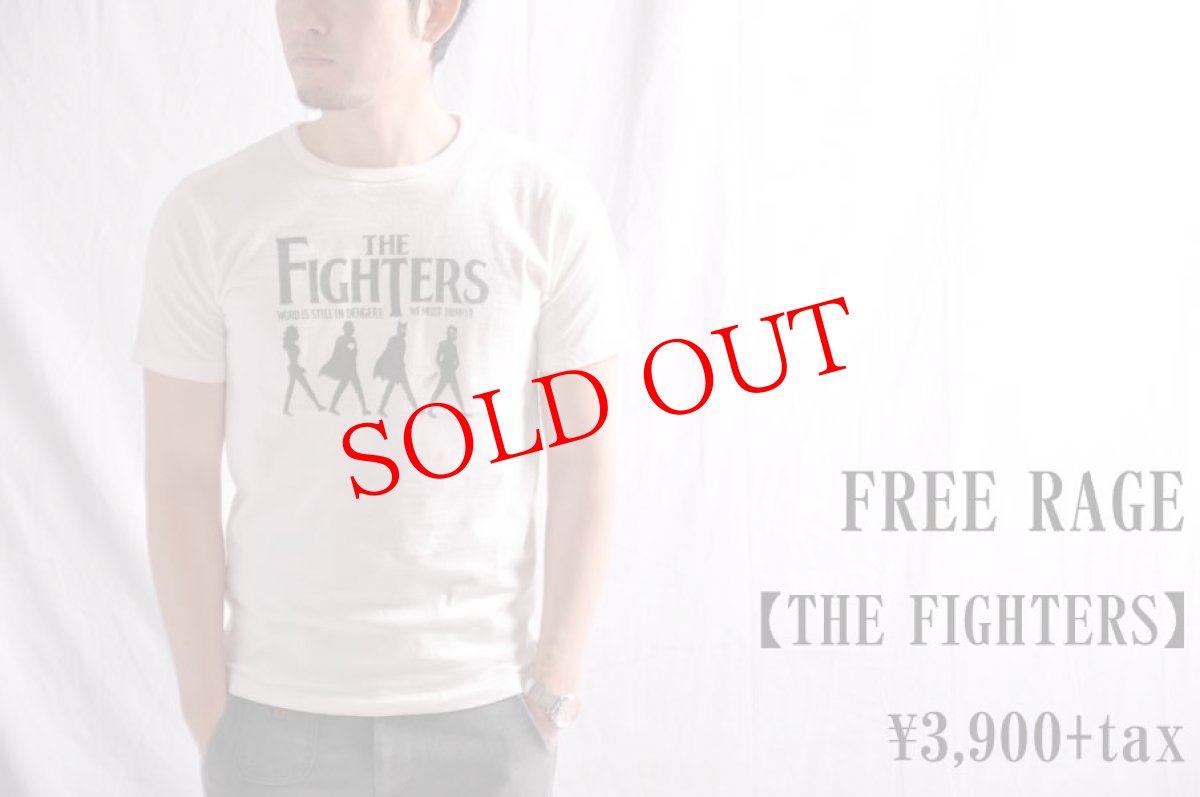 画像1: FREE RAGE　フリーレイジ　THE FIGHTERS　Tシャツ　メンズ　レディース　人気　通販 (1)
