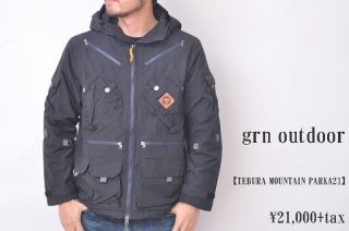 grn outdoor TEBURA DOWN JACKET 21 BLACK メンズ 人気 通販,grn