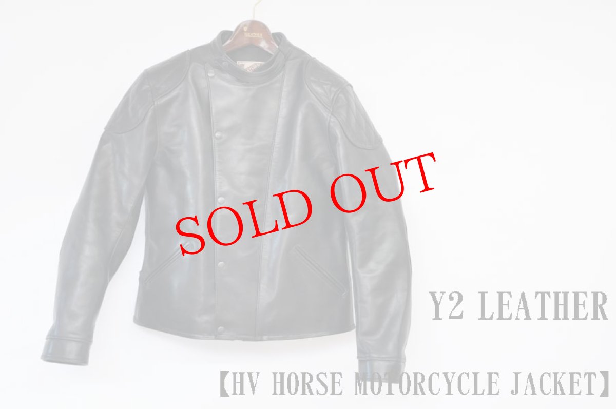 画像1: Y'2 LEATHER HV HORSE MOTORCYCLE JACKET HVR-05 メンズ　人気　通販 (1)