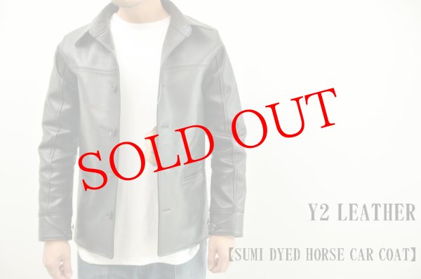 Y'2 LEATHER SUMI DYED HORSE CAR COAT SHC-76 メンズ 人気 通販