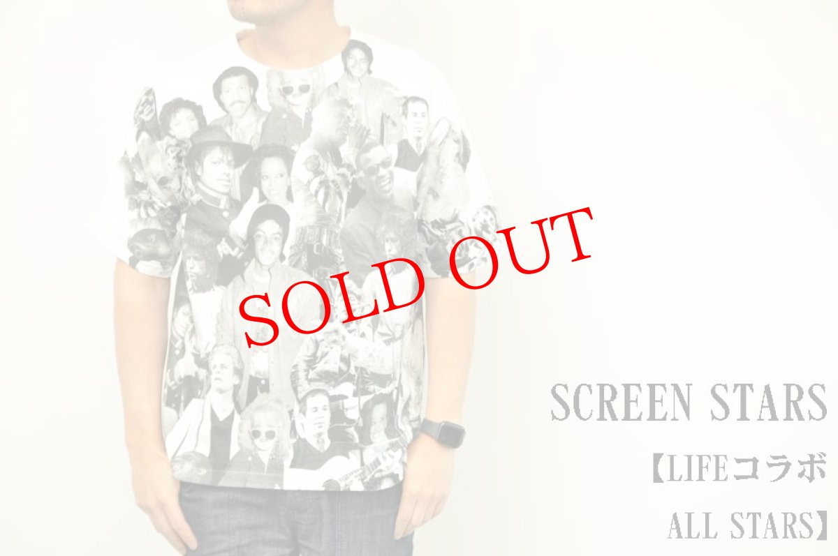 画像1: SCREEN STARS LIFEコラボtシャツ　ALL STARS　メンズ　人気　通販　バンドT (1)