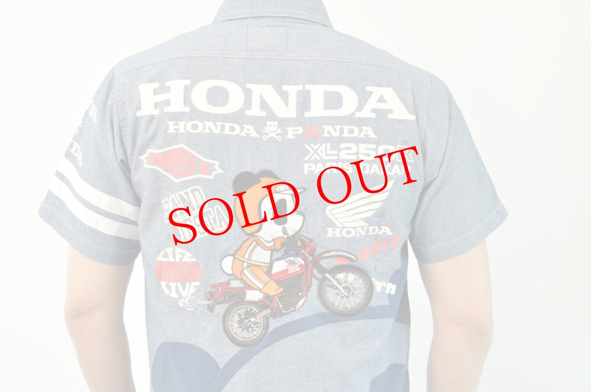 画像4: PANDIESTA JAPAN　SB Honda Pandiesta XL250R S/S シャンブレーシャツ　メンズ　人気　通販 (4)