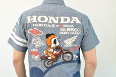 画像4: PANDIESTA JAPAN　SB Honda Pandiesta XL250R S/S シャンブレーシャツ　メンズ　人気　通販 (4)