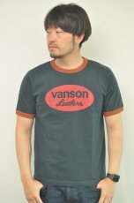 画像1: VANSON VANSON LEATHERS Pt. SHORT SLEEVE RINGER TEE メンズ　人気　通販 (1)