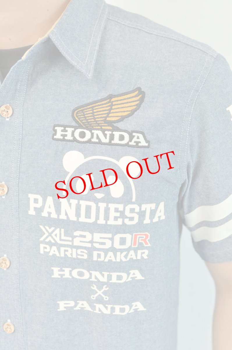 画像14: PANDIESTA JAPAN　SB Honda Pandiesta XL250R S/S シャンブレーシャツ　メンズ　人気　通販 (14)