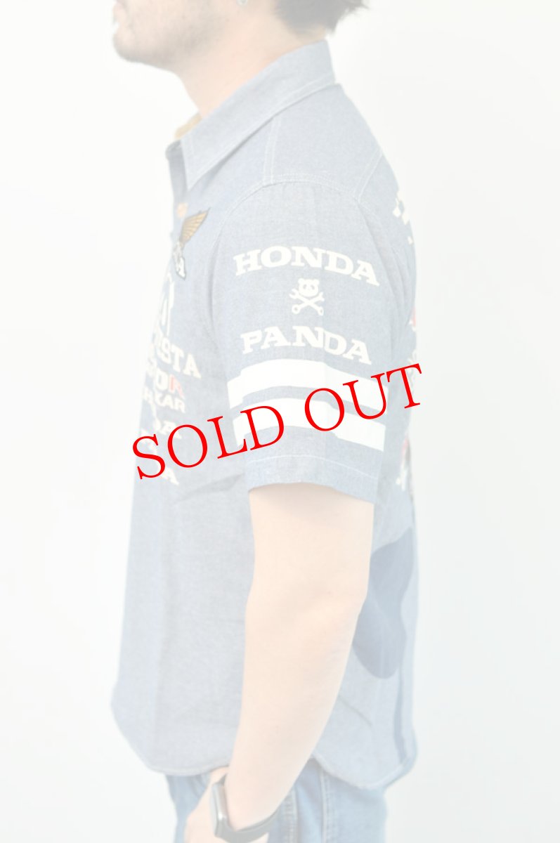 画像17: PANDIESTA JAPAN　SB Honda Pandiesta XL250R S/S シャンブレーシャツ　メンズ　人気　通販 (17)