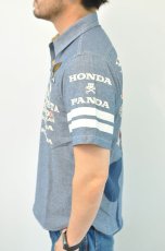 画像17: PANDIESTA JAPAN　SB Honda Pandiesta XL250R S/S シャンブレーシャツ　メンズ　人気　通販 (17)