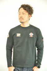 画像2: カミナリ KAMINARI 長袖Tシャツ スーパーソニック　ブラック　KMLT-226　通販　メンズ　カミナリ族 (2)