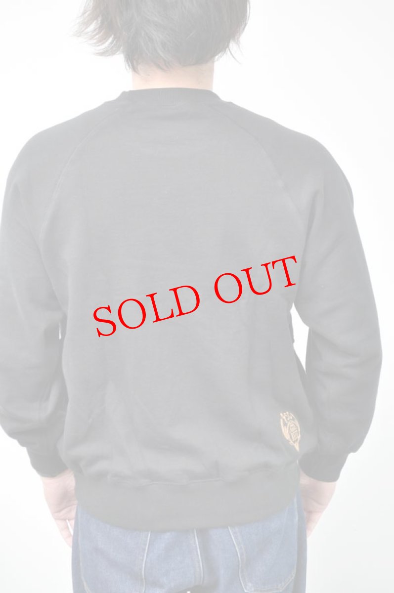 画像6: go slow caravan 空紡糸裏毛 猫と麦酒クルースウェット メンズ レディース 人気 通販 (6)