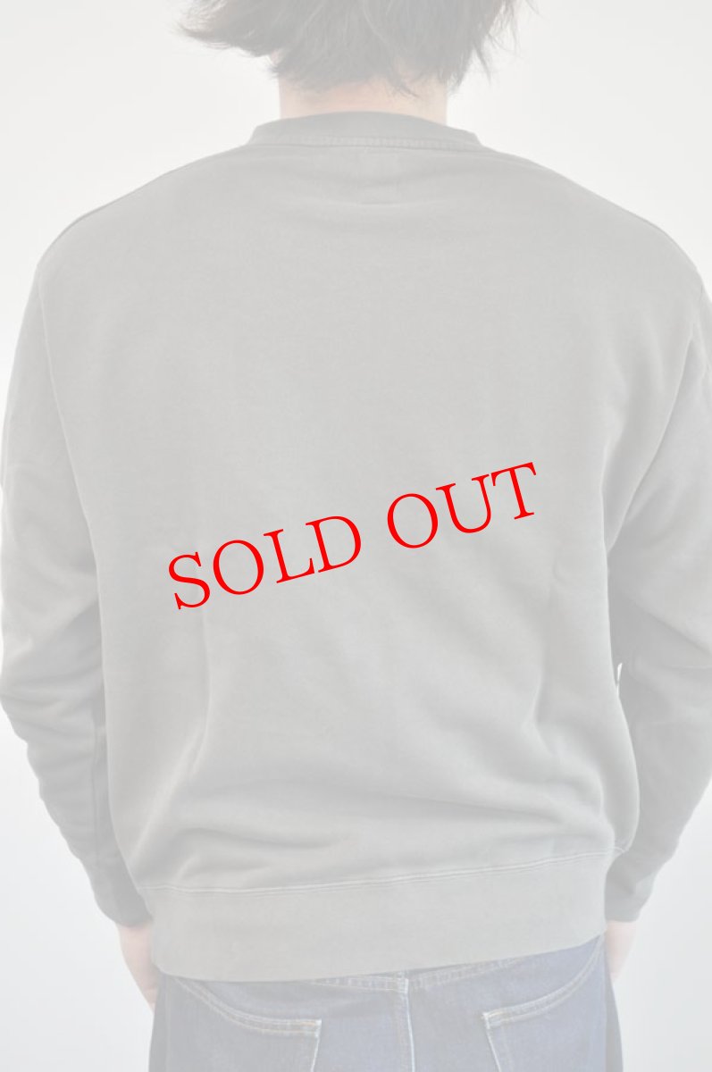 画像5: Cobmaster 裏毛ピグメント染め ラゲッジスウェット ブラック メンズ 人気 通販 (5)