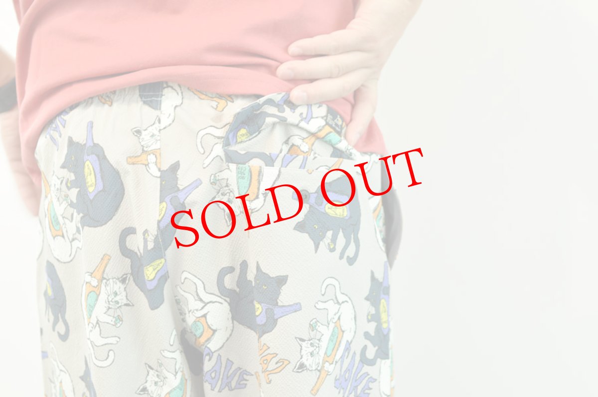 画像7: go slow caravan ストレッチサッカー総柄プリントアンクルパンツ　メンズ　人気　通販 (7)