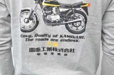 画像7: カミナリ KAMINARI 長袖Tシャツ フェックス　ASH　KMLT-227　通販　メンズ　カミナリ族 (7)