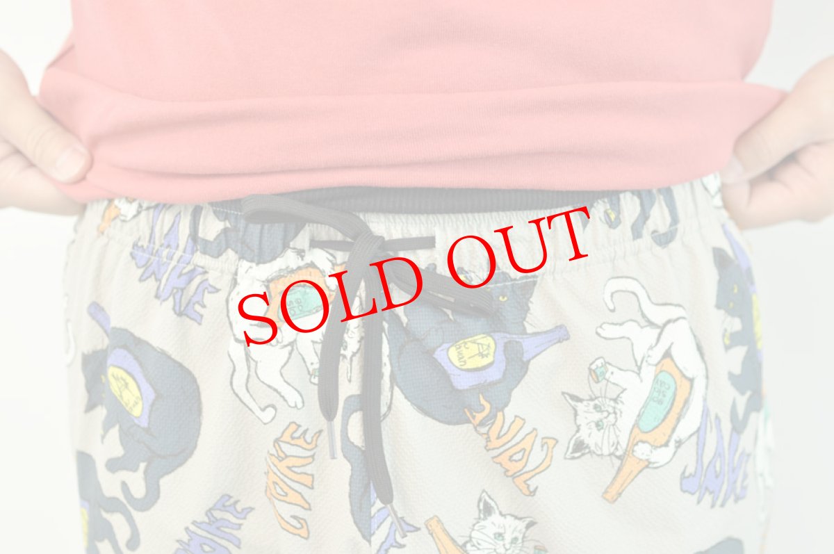 画像5: go slow caravan ストレッチサッカー総柄プリントアンクルパンツ　メンズ　人気　通販 (5)