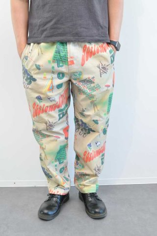 新品！4番 Lsize タコさんウインナー ショーツ ショートパンツ 楽天市場】go slow caravan ブッチャー総柄プリントイージー