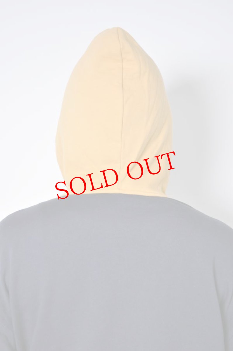 画像7: go slow caravan(ゴースローキャラバン) 空紡糸裏毛 CRAZY バイカラー後付けフーディー メンズ 人気 通販 (7)