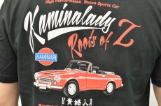 画像6: カミナリ KAMINARI Tシャツ 貴婦人　BLACK　KMT-241　通販　メンズ　カミナリ族 (6)