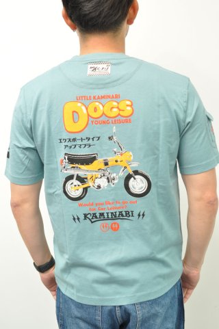 【爆売りセール開催中！】 NAVY 1億台 半袖Tシャツ KAMINARI カミナリ KMT-250 メンズ 通販 トップス