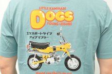 画像7: カミナリ KAMINARI Tシャツ ドッグス　BLUE.GREEN　KMT-235　通販　メンズ　カミナリ族 (7)