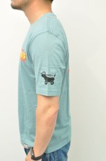 画像5: カミナリ KAMINARI Tシャツ ドッグス　BLUE.GREEN　KMT-235　通販　メンズ　カミナリ族 (5)