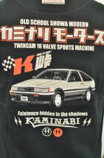 画像2: カミナリ KAMINARI Tシャツ シャドウ　ブラック　KMT-238　通販　メンズ　カミナリ族 (2)