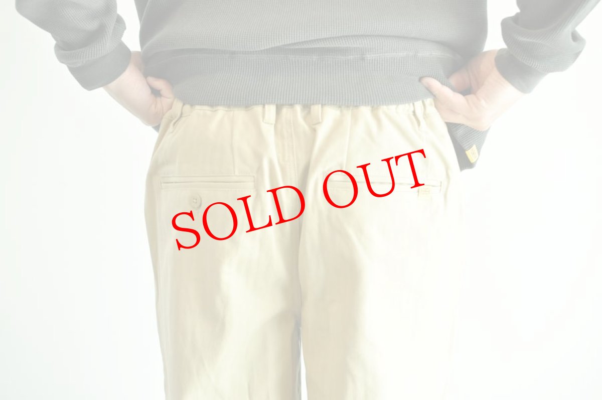 画像7: Cobmaster コットンヘリンボーン2タックチノパンツ　ベージュ　メンズ　人気　通販 (7)