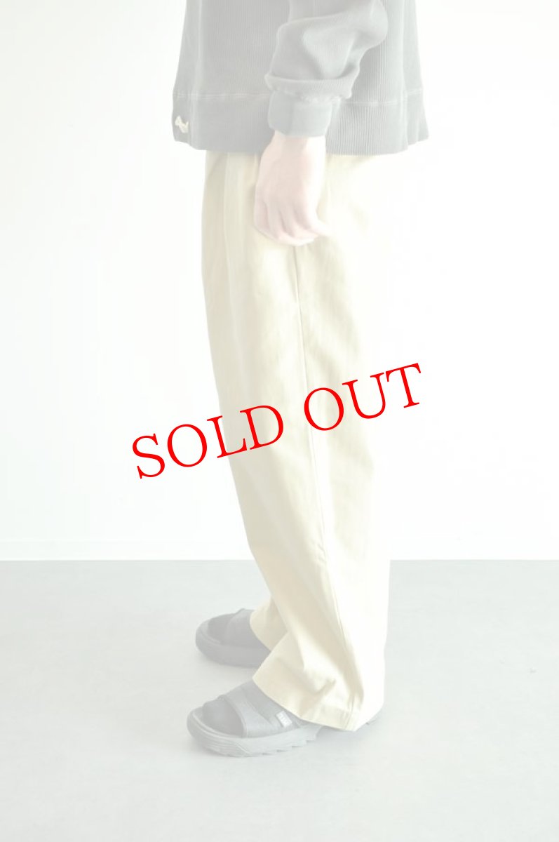 画像2: Cobmaster コットンヘリンボーン2タックチノパンツ　ベージュ　メンズ　人気　通販 (2)