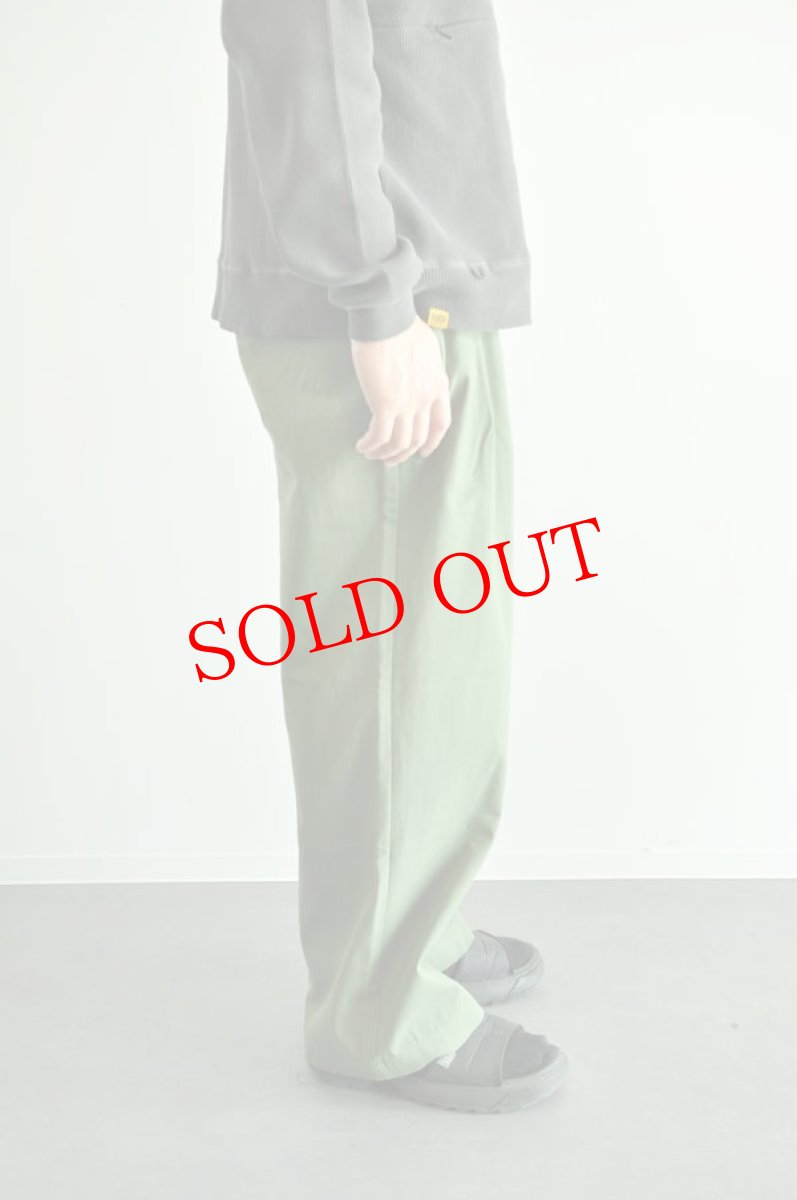 画像4: Cobmaster　コットンヘリンボーン2タックチノパンツ オリーブ　メンズ　人気　通販 (4)