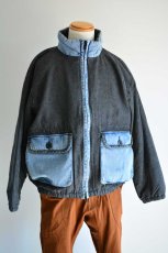 画像1: AOZORA DENIM POLARTEC スタンドブルゾン メンズ 人気 通販 (1)