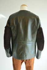 画像7: Y'2 LEATHER OIL SOFT HORSE 50'S SHOOTING JACKET OB-155 olive 44 メンズ　人気　通販 (7)