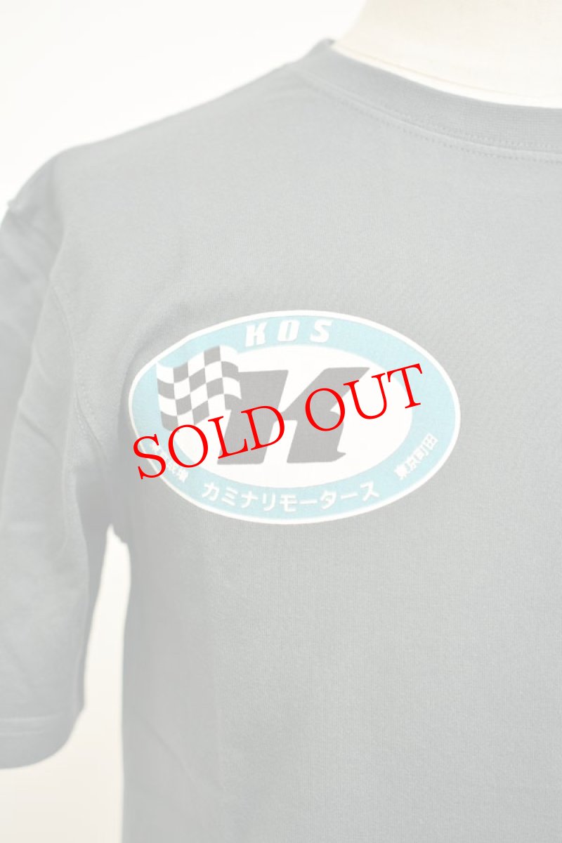 画像7: カミナリ KAMINARI 半袖Tシャツ 1億台 NAVY KMT-250 通販 メンズ カミナリ族 (7)