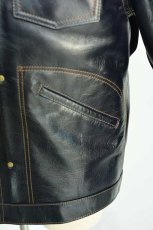 画像7: Y'2 LEATHER INDIGO HORSE Model 60'S DENIM ZIP JACKET IB-161メンズ 人気 通販 (7)