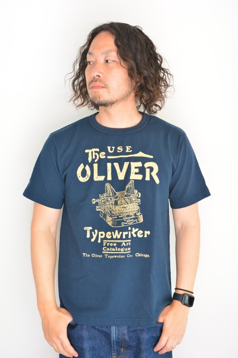 画像1: GUNZ THE OLIVER TYPEWRITER プリントTシャツ メンズ　ビンテージスタイル (1)