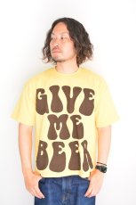 画像1: go slow caravan USAコットン　GIVE ME BEER! ゆったりT　ゴースローキャラバン　通販 (1)
