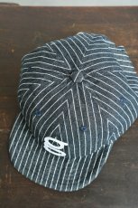 画像3: go slow caravan gワッペンデニムショートバイザーキャップ ヒッコリー メンズ レディース 人気 通販 (3)