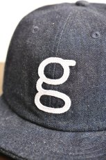 画像2: go slow caravan gワッペンデニムショートバイザーキャップ INDIGO 濃 メンズ レディース 人気 通販 (2)