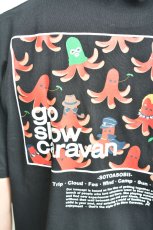 画像5: go slow caravan USA/C スクエアLOGOバックプリントゆったりTEE メンズ 人気 通販 (5)