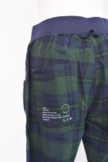 画像6: LIME ストレッチ布帛 ウエストリブパンツ ブラックウォッチ レディース 人気 通販 (6)