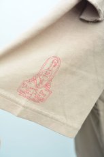 画像5: LIME 26/-天竺ピグメント Vフリル切替Tシャツ ベージュ レディース 人気 通販 (5)