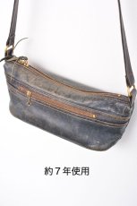 画像15: Y'2 LEATHER HORSE HIDE SHOULDER BAG BG-02 インディゴ　小物　バッグ (15)