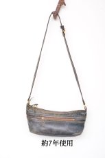 画像13: Y'2 LEATHER HORSE HIDE SHOULDER BAG BG-02 インディゴ　小物　バッグ (13)