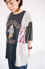 画像3: LIME MIX天竺 袖フリル切替Tシャツ レディース 人気 通販 (3)