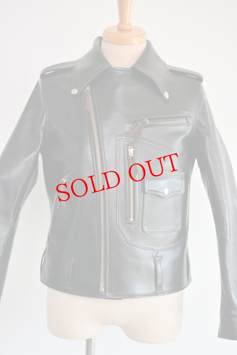 画像1: Y'2 LEATHER (ワイツーレザー) VINTAGE HORSE D-POCKET DOUBLE RIDERS HR-55 メンズ　人気　通販 (1)