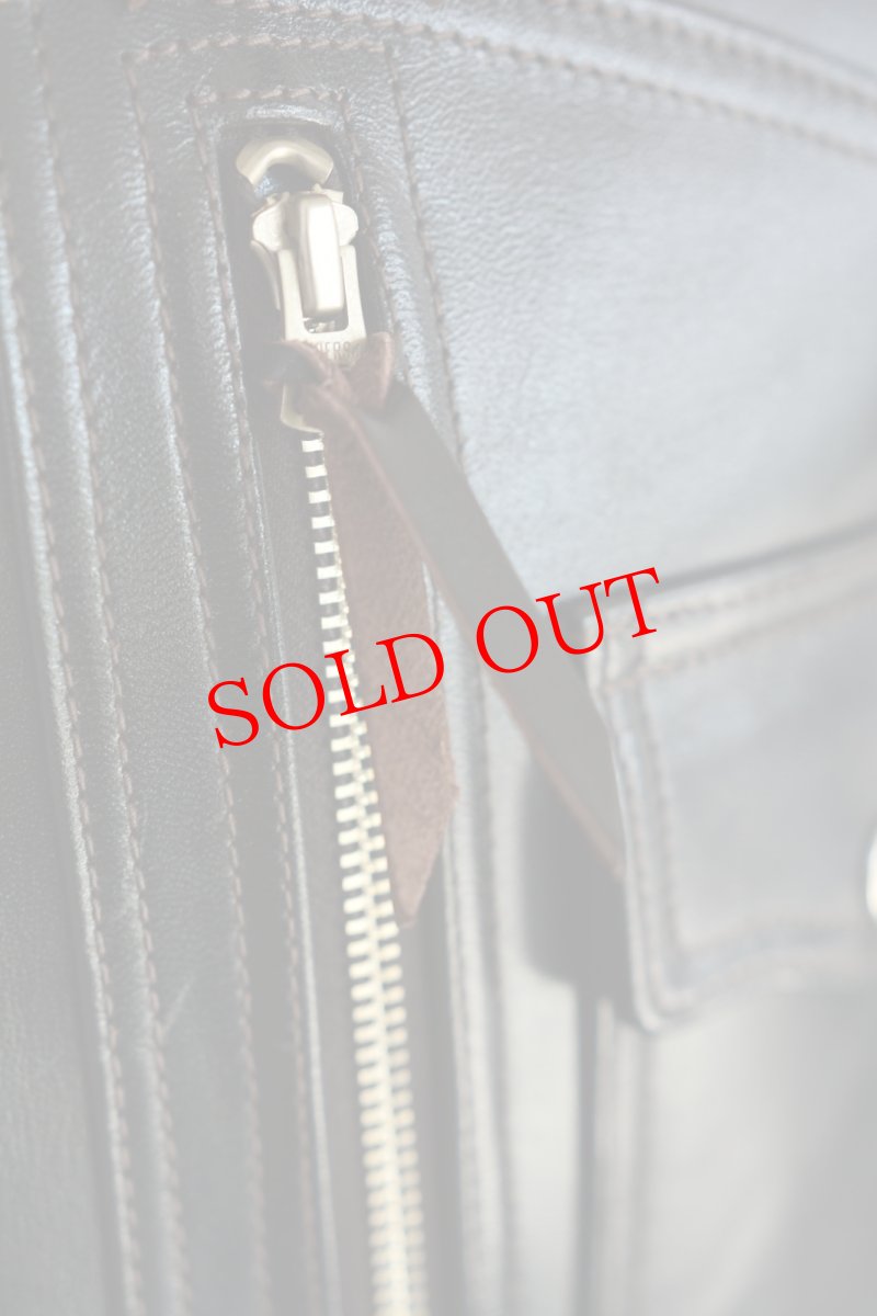 画像8: Y'2 LEATHER (ワイツーレザー) VINTAGE HORSE D-POCKET DOUBLE RIDERS HR-55 メンズ　人気　通販 (8)