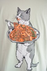 画像2: go slow caravan 超ヘビーUSA/C ナポリタンネコ ロングスリーブTEE　 メンズ　人気　通販 (2)