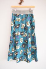 画像5: go slow caravan 猫と晩酌 ウエストリブフレアスカート レディース 人気 通販 (5)