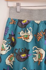 画像2: go slow caravan 猫と晩酌 ウエストリブフレアスカート レディース 人気 通販 (2)