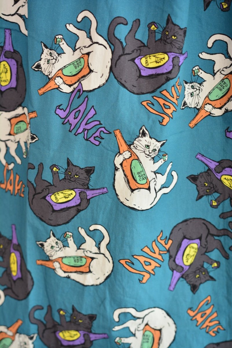 画像3: go slow caravan 猫と晩酌 ウエストリブフレアスカート レディース 人気 通販 (3)