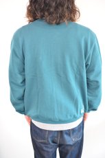 画像7: go slow caravan 空紡糸裏毛 ゆったりカーディガン BLUE GREEN メンズ 人気 通販 (7)