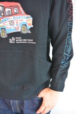 画像3: go slow caravan 【NISSAN×go slow caravan】空紡糸裏毛 VIOLET コンチョプルパーカー メンズ 人気 通販 (3)