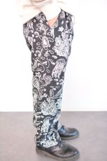 画像4: go slow caravan ゴブラン織り 総柄イージーパンツ メンズ 人気 通販 (4)